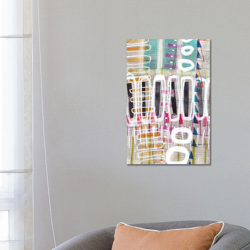 Tribal One III by Nikki Galapon - Wrapped Canvas Gallery-Wrapped Canvas Giclée, 66.04 cm H x 45.72 cm W x 3.175 cm D