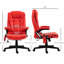 Chaise de bureau en cuir Pu
