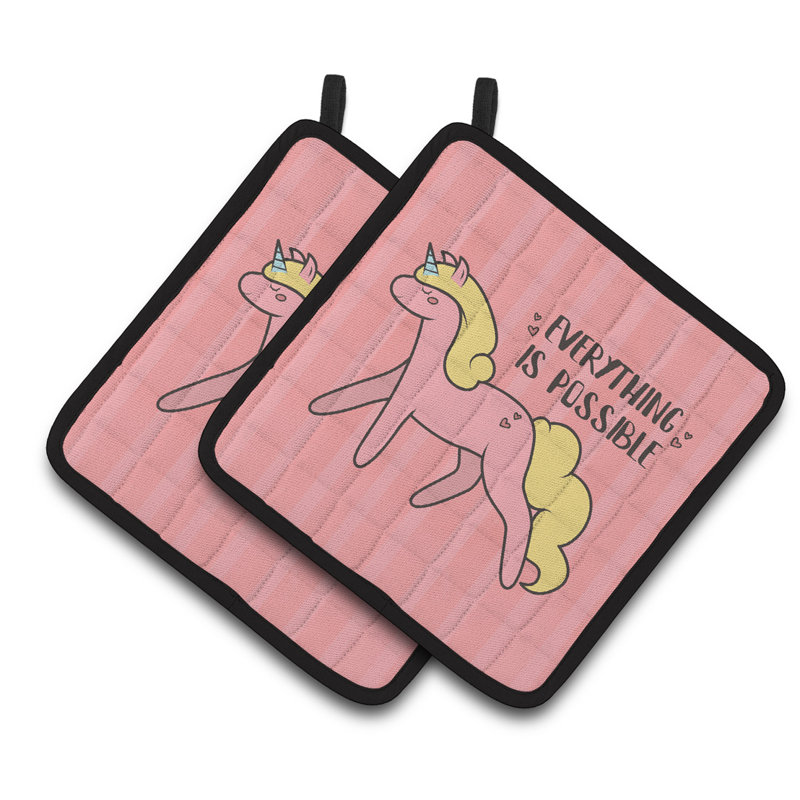 Le trésors de la caroline de la chambre est le cuisinier poignée de licorne possible