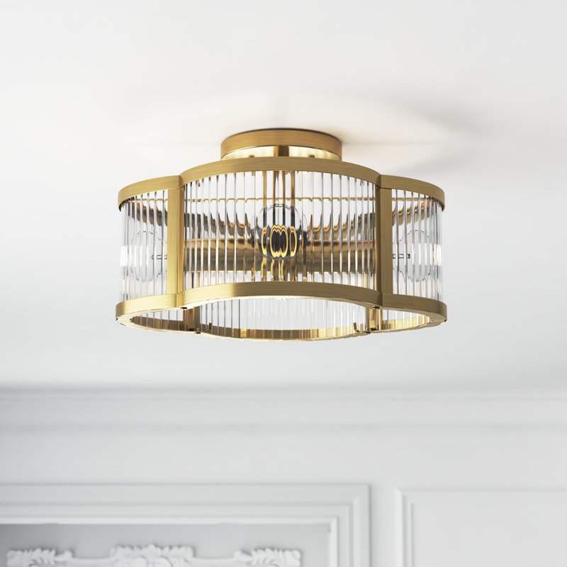 Barlow Glass Semi Flush Mount