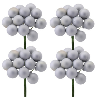 Boule de 25 tiges en plastique incassable 25 mm mat 