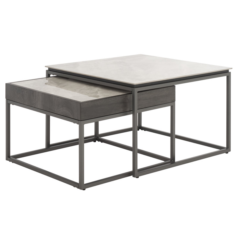 Syd Nesting Coffee Tables, Black