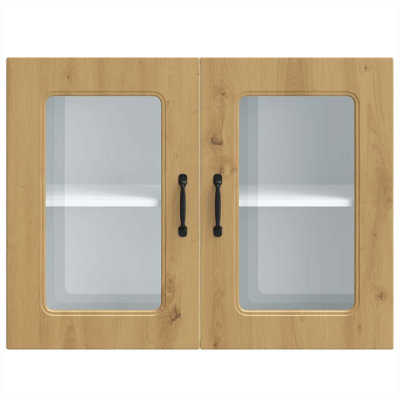 Kitchen Wall Cabinet With Glass Door Kalmar Engineered Wood