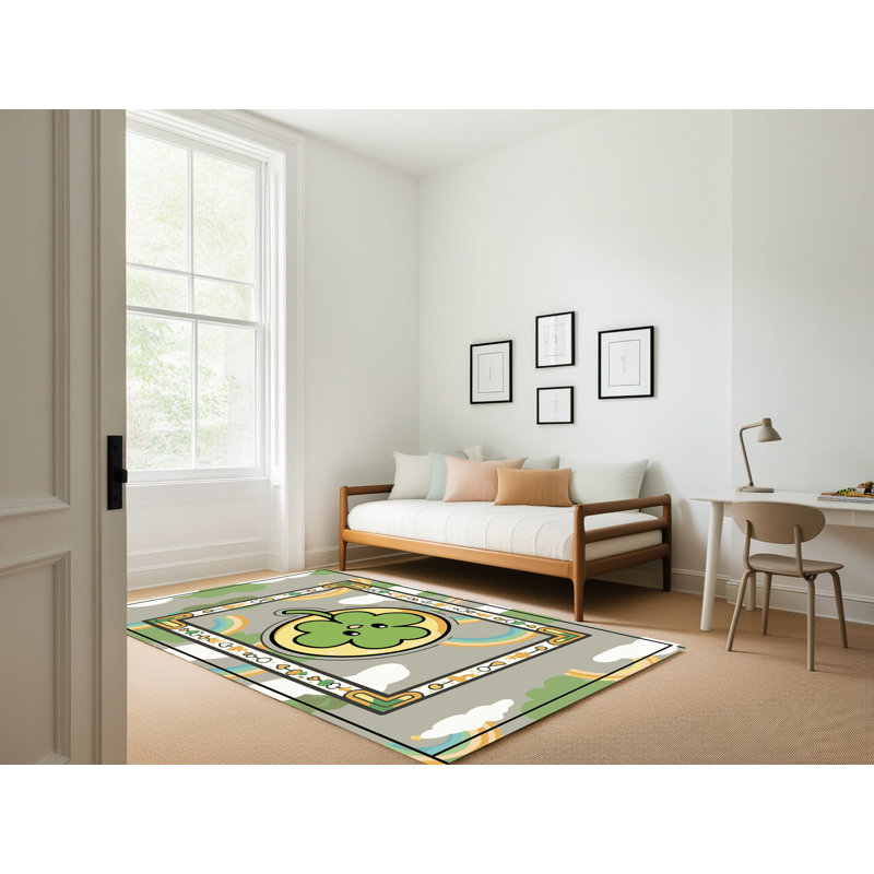 Le tapis des Fêtes du jour de la Saint-Patrick, Rectangulaire 2 pi x 3 pi