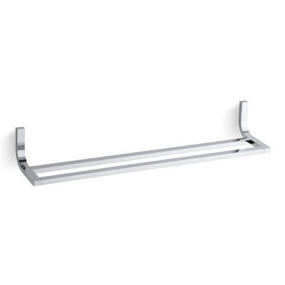 Loure Double 24.75" Wall Mounted Towel Bar
