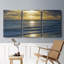 Beach Sunset Surfers - Toile tendue avec châssis de qualité supérieure - Prêt à être accroché-408889537