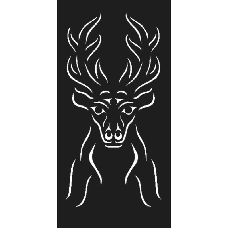 Paravent décoratif Stag PVC 2 pi x 4 pi