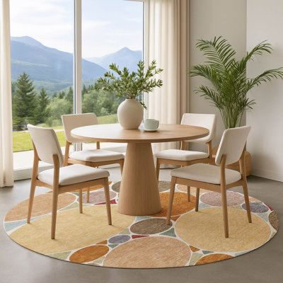 Tapis géométrique Premium lavable à la machine Villers