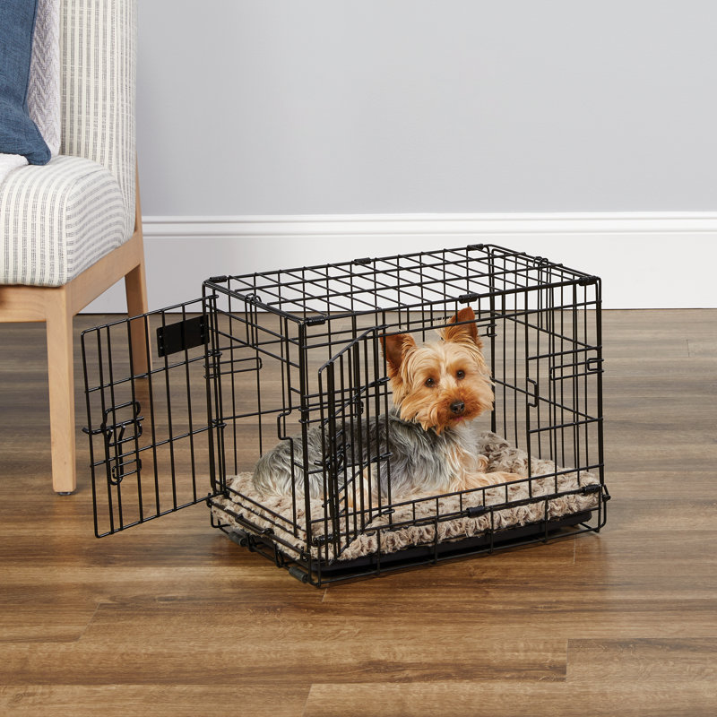 MidWest Homes for Pets Double Door iCrate, Extra Extra Small (15" H x 13" W x 19" D)