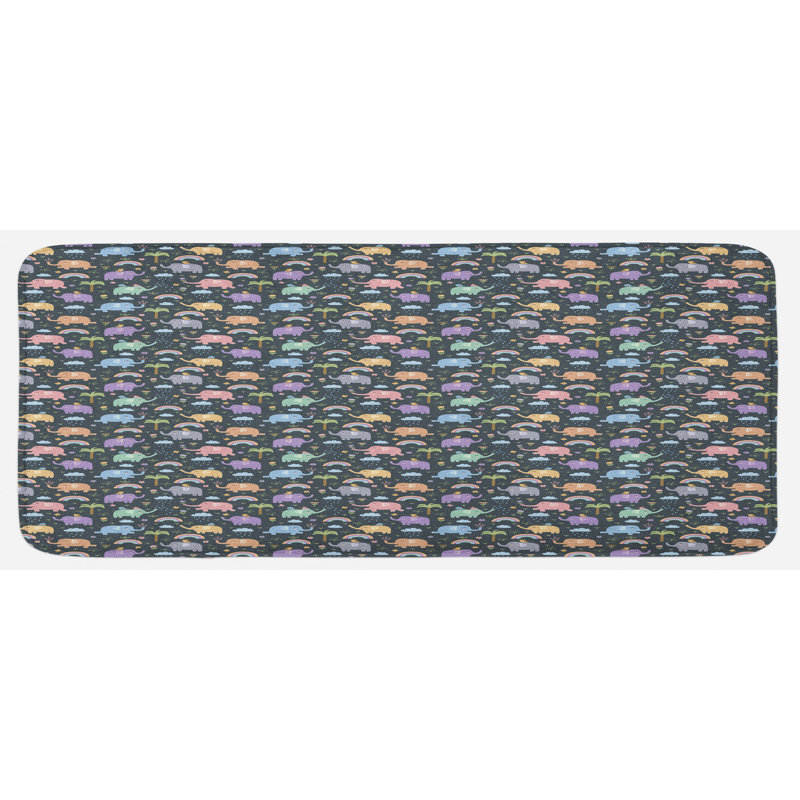 Tapis de cuisine éléphant