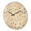 Horloge murale en bois Floral Botanical-63892264