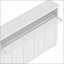 Lit escamotable simple avec tablettes