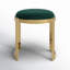 Tabouret de coiffeuse en métal Nouri - table basse avec repose-pieds Orion-891611406-891611376
