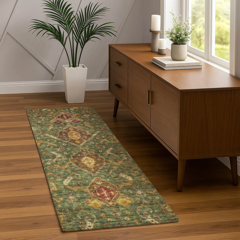 Machine Washable Indoor/Outdoor Chantille ACN2306 Global Rug, Runner 2'3" x 7'6"
