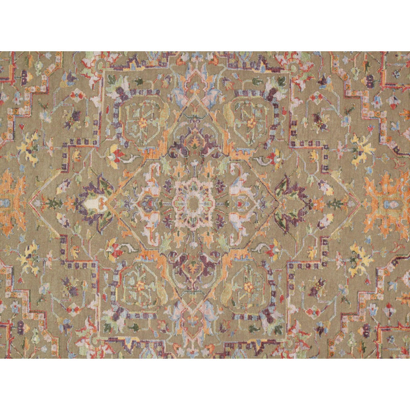 Oriental Area Rug in Tan