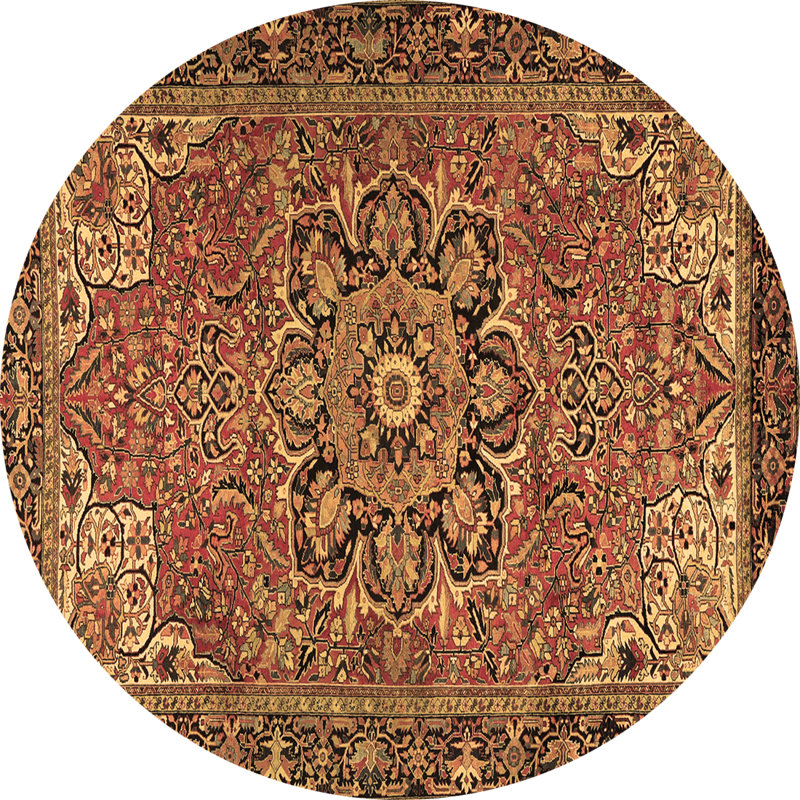 Performance Oriental Indoor Rug, Round 3'