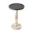 COZAYH Pedestal Tray Top End Table for Holding Drinks, Lamps or Plants, Black