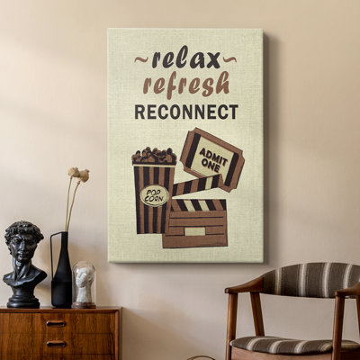 Movie Time IV -Custom Wrapped Gallery Cavas