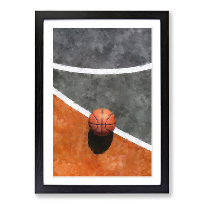 Basketball Court - Picture Frame Painting