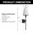 1 - Light Iron Dimmable Wallchiere-898836600