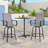Patio Barstools Set Of 2, Swivel Outdoor Patio Bar Stools With PVC-coated polyester Fabric, Height Top Outdoor Chair 360° Swivel, All Weather Use, Ergonomic Comfort Bar Height Tall Stools For Outside-674920433