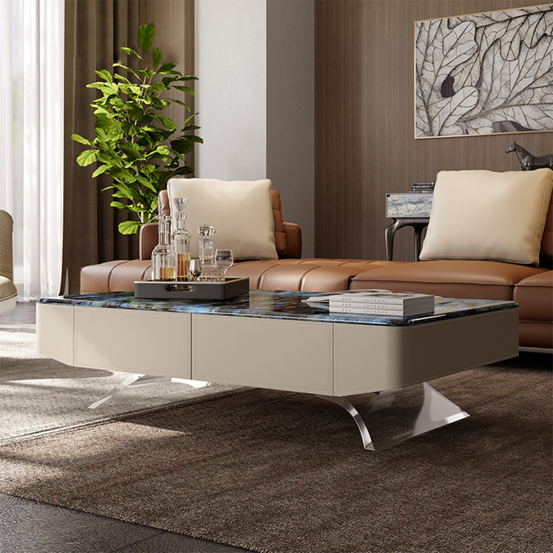 Table basse Luxury, H 15,7 po x L 51,2 po x l 27,6 po