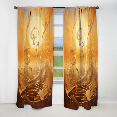 Truitt - Rideau occultant en velours abstrait surréalisme - 1 panneau