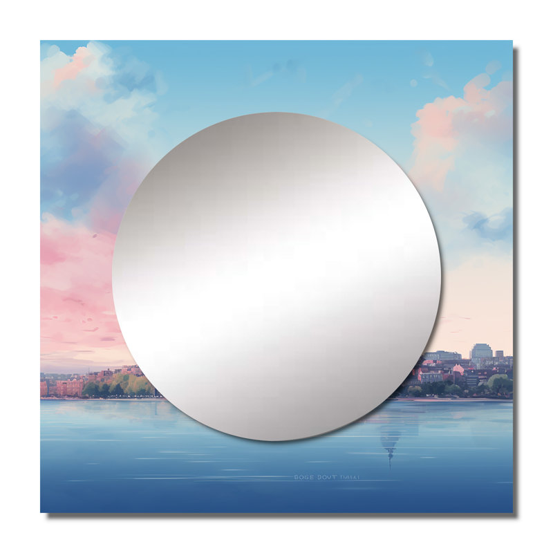 Grand miroir carré Lonoke, 36 po x 36 po
