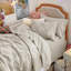 Édredon à plis pincés avec draps, taies d'oreiller et taies décoratives-103425110-103425113