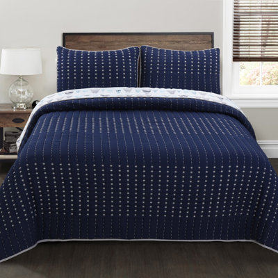 Polyester Striped Quilt
