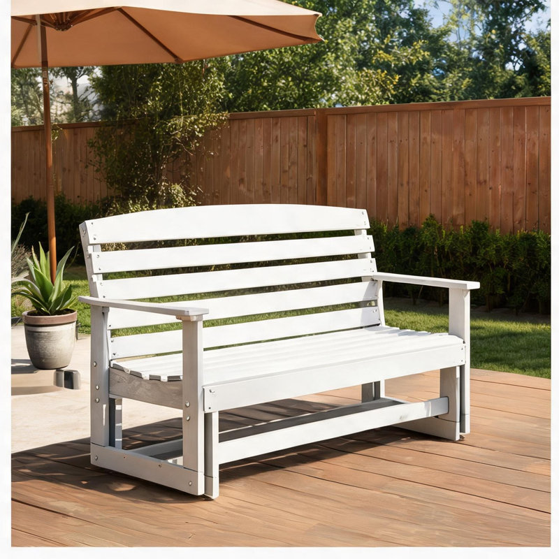 Dossier et chaises de patio à finition blanche avec blanc vieilli 28,8 x 49,5 x 34,2 po