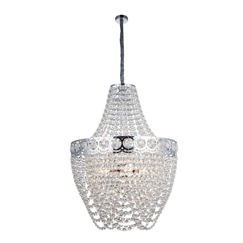3 - Light Chrome Unique/Statement Pendant