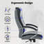 Fauteuil de direction ergonomique pivotant rembourré avec rembourrage supplémentaire