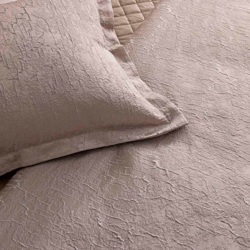 Allure Duvet Cover Set, Gray, Queen Duvet Cover + 2 Shams