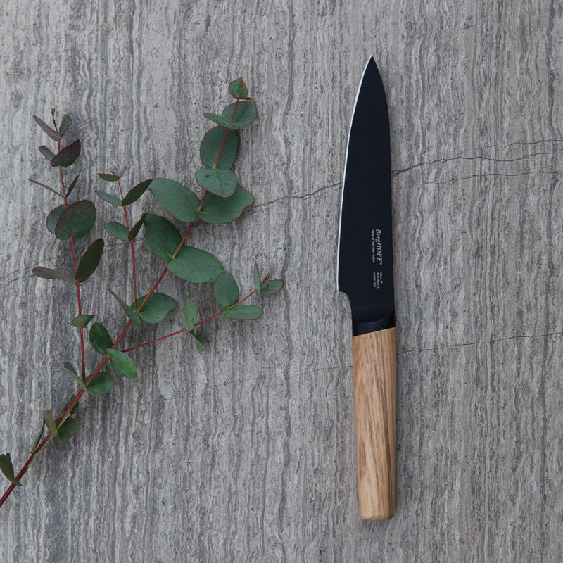 Couteau utilitaire 5 "Ron, Bois naturel