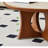Solid Wood Slab Round Coffee Table