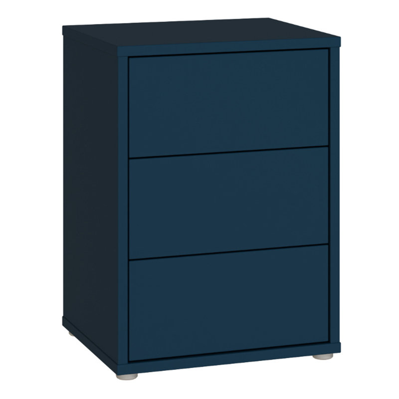 49.8 cm W Bedside Table, Navy