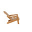 Chaises longues d'extérieur 2 pièces, chaise Adirondack avec porte-gobelet intégré-190407741