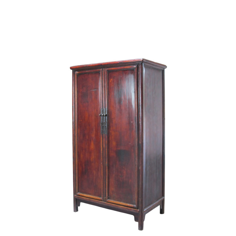 Classic Square-Corner Catalpa Armoire