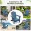 Chaise Adirondack pliante en résine-1109324864