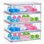 Ensemble de 4 bacs de rangement en acrylique empilables Sorbus-123326201