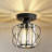 7-Inch Crystal Semi-Flush Mount Ceiling Light For Bedroom Hallway Entryway-663711557-682537484
