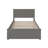 Kindig Solid Wood Platform Bed with Matching Footboard & Full Roll Out Trundle-889743850