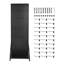 Pegboard Display Stand with 30 Hooks Pegboard Panels Display with a Plate Black