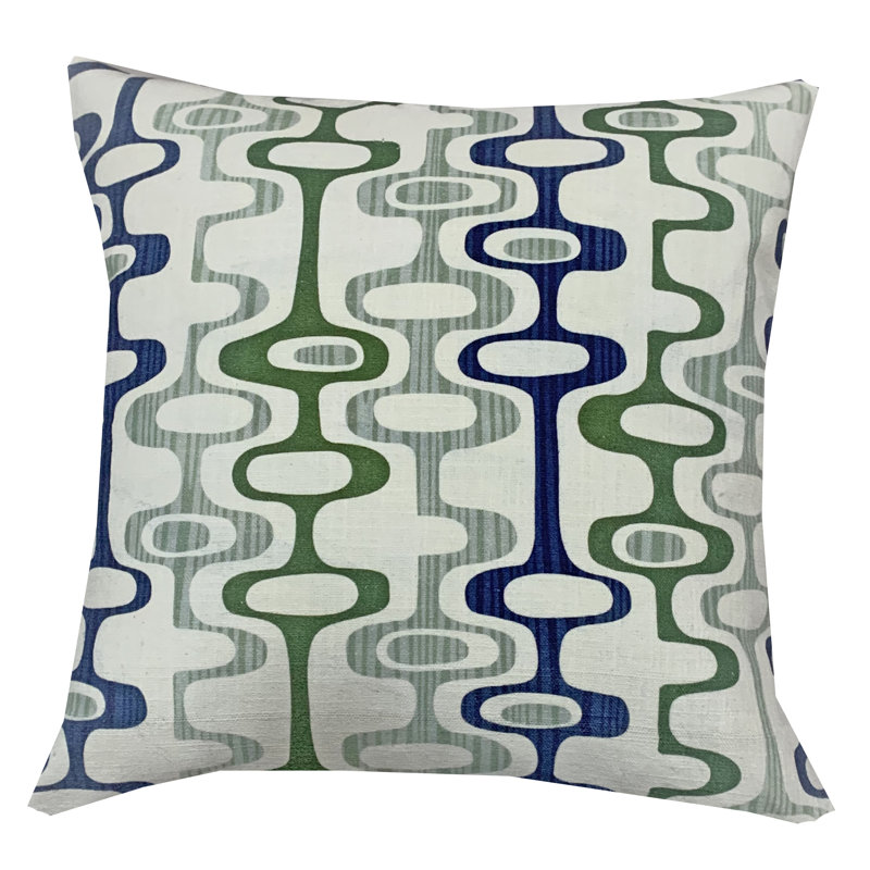 Coussin Jetson, Bleu marine / crème