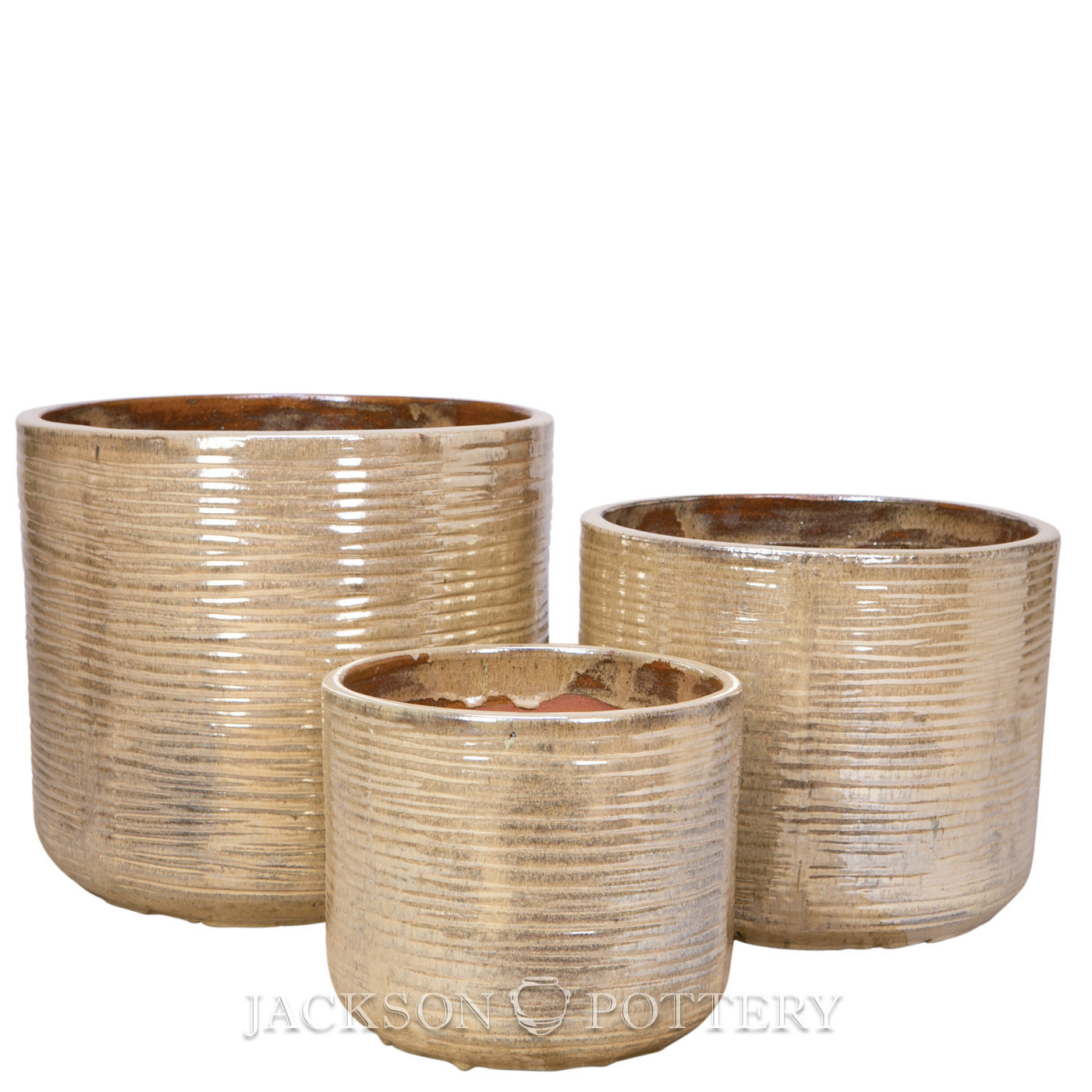 15" Pot Planter, Pearl White