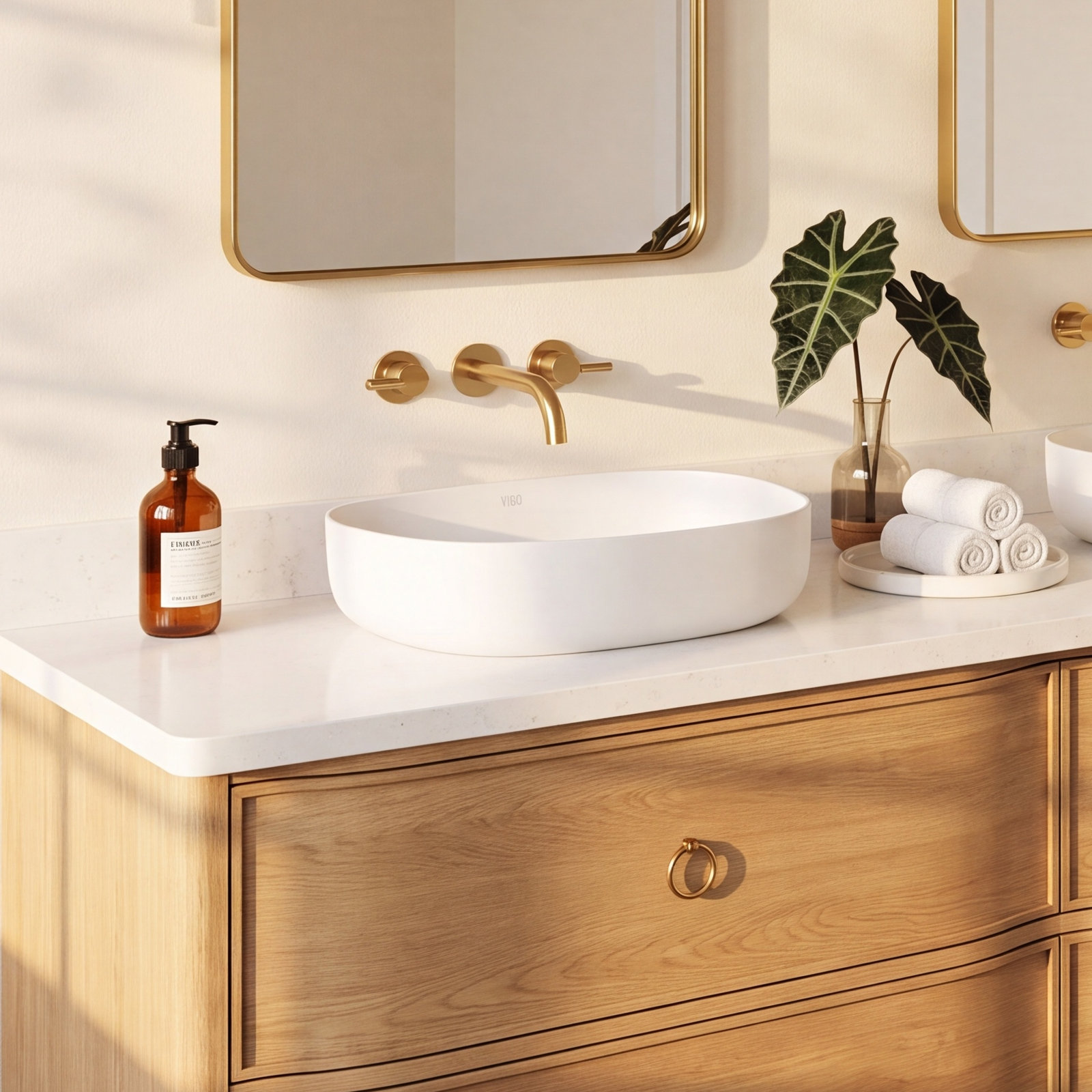 Peony Specialty Vessel Bathroom Sink