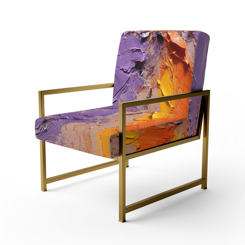 Fauteuil Evolving, Doré