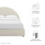 Lit plateforme en velours arqué Resort Performance-101181366-101181360