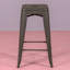 Tabouret de comptoir 26 po Isavella-1953917653